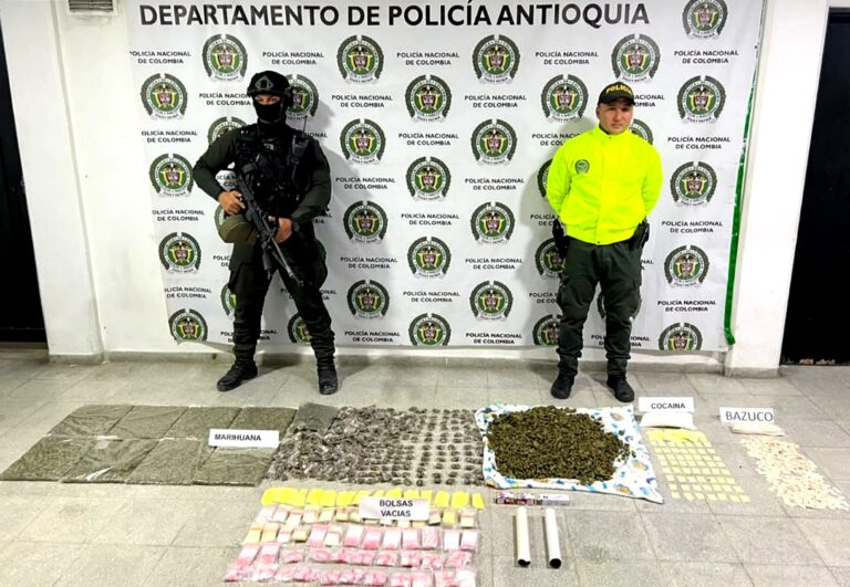 En el corregimiento de Peñalisa autoridades incautaron estupefacientes listos para comercializar