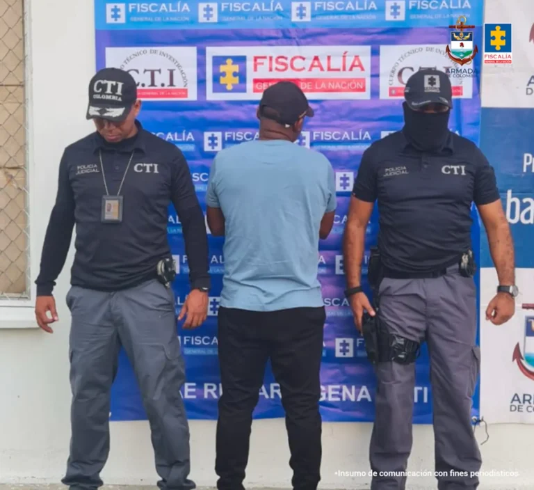 Capturan a extrabajador de la Armada Nacional por, presuntamente, facilitar tráfico de cocaína desde Urabá