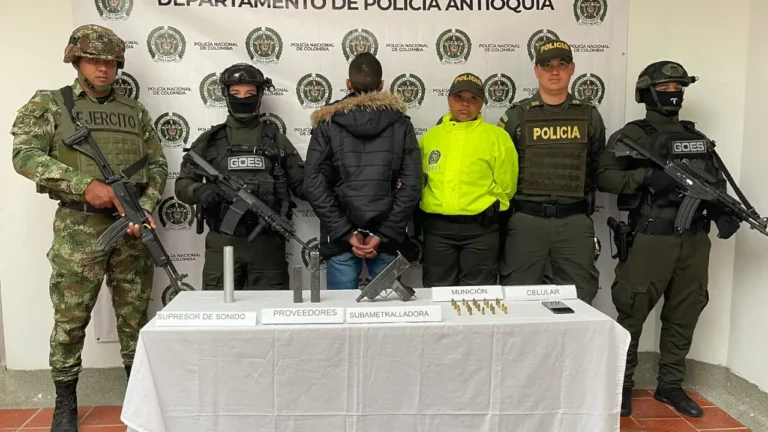 En Sonsón capturan a ‘Reguetón’, presunto sicario del ‘Clan de Oriente’