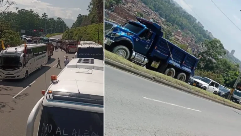 Paro de transportadores en Antioquia: actualización de los bloqueos viales este 4 de septiembre