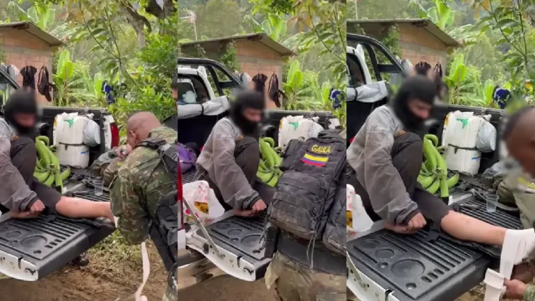 En Andes, una presunta integrante del Clan del Golfo se enfrentó con el Gaula Militar para huir pero fue capturada