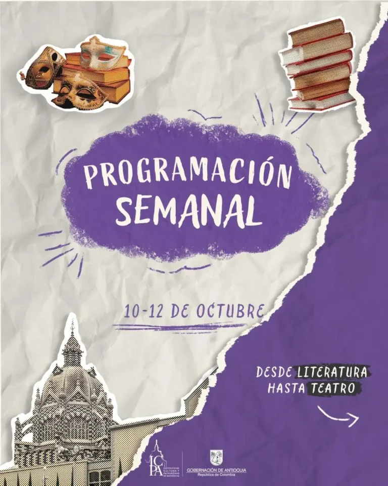 ¿Qué hacer en esta semana de receso escolar? El Instituto de Cultura y Patrimonio de Antioquia tiene agenda de eventos