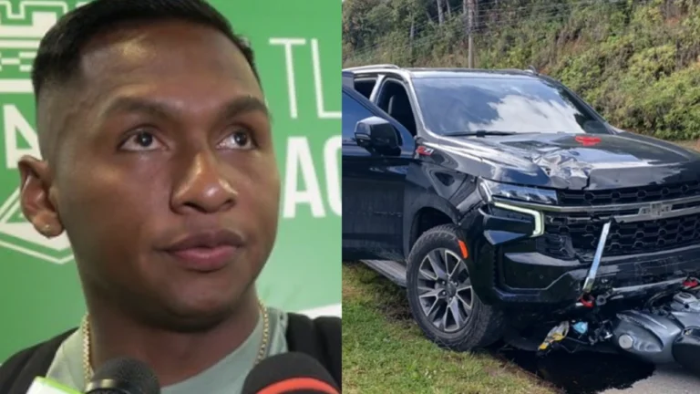 Capturan al delantero del Atlético Nacional Alfredo Morelos por lesiones personales tras accidente