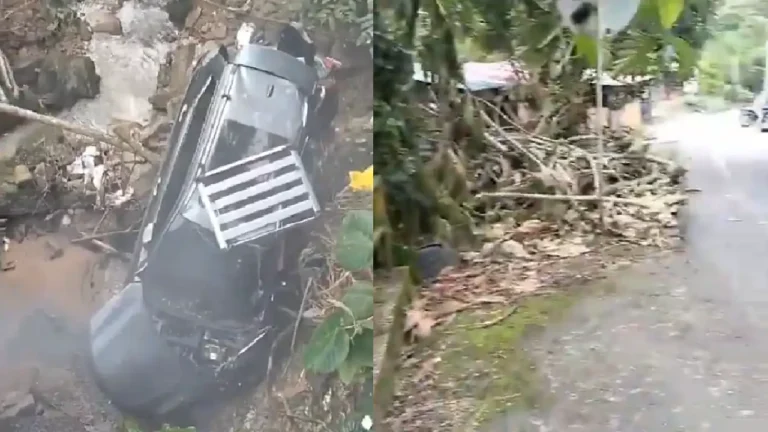 Un choque múltiple entre dos camiones y un particular dejó 2 lesionados: un carro se fue al vació