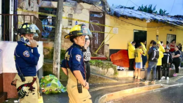 Colapso de muro en Rionegro pone en peligro a 19 residentes, el inmueble fue evacuado